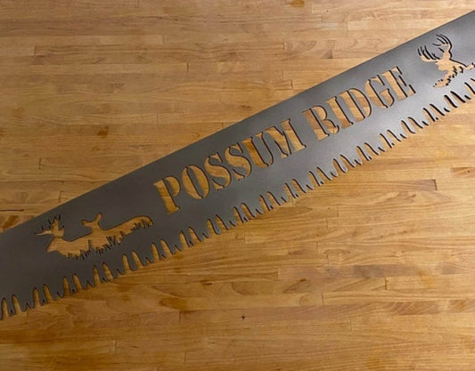 Personalized Crosscut Saw Blade