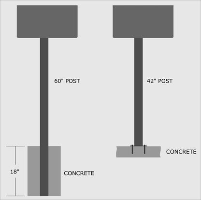 Custom Steel Mailbox with Address Numbers & Red Flag