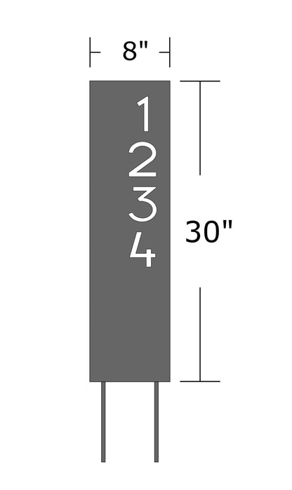 Yard Address Sign